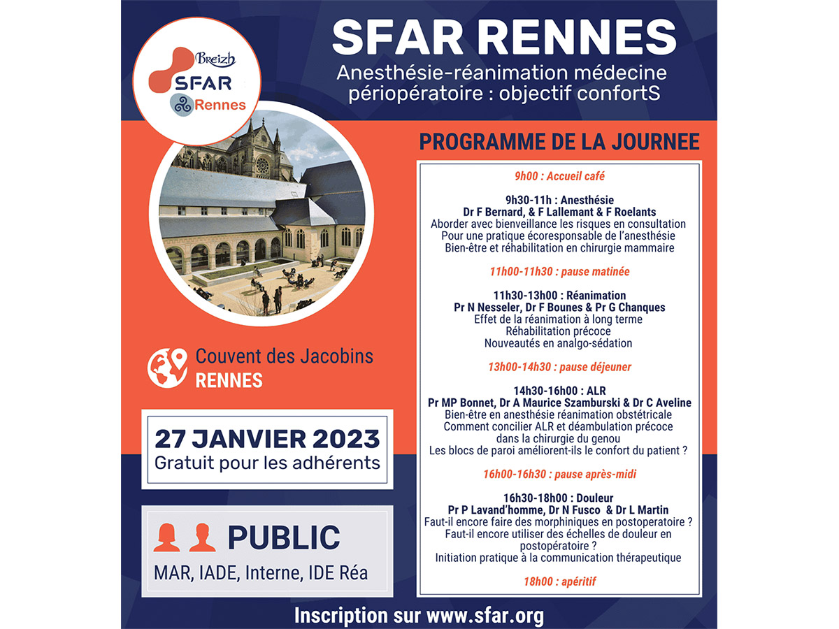 SFAR Breizh 2023