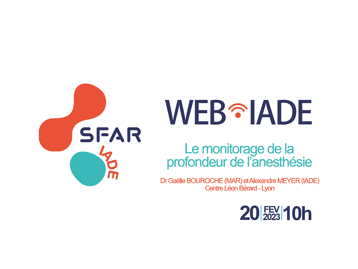 WebIADE SFAR monitorage anesthésie