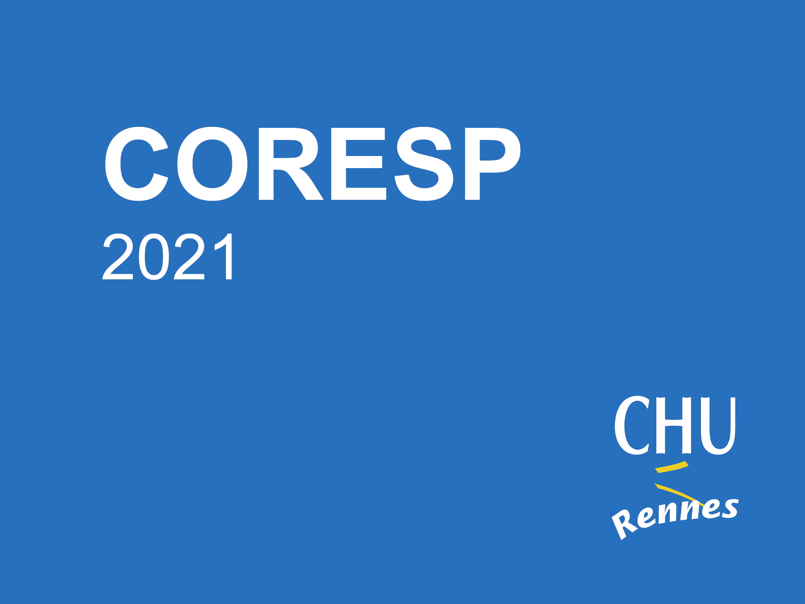 CORESP 2021 CHU Rennes