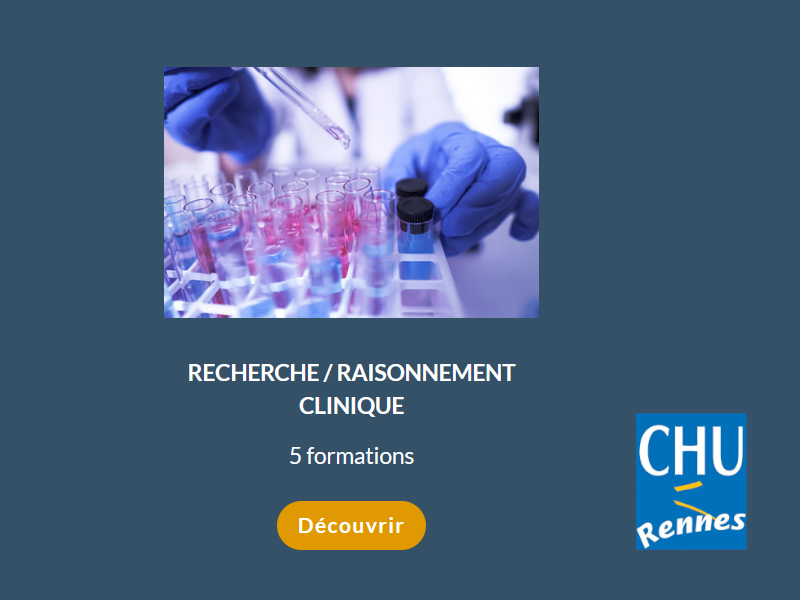 Formations Recherche du CHU