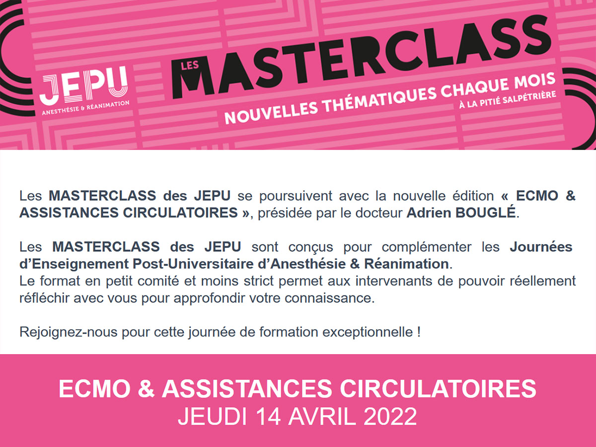 JEPU masterclass ECMO